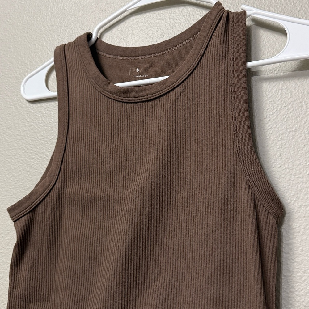 Pacsun Contour High Neck Seamless Tank Top - Picture 3 of 9
